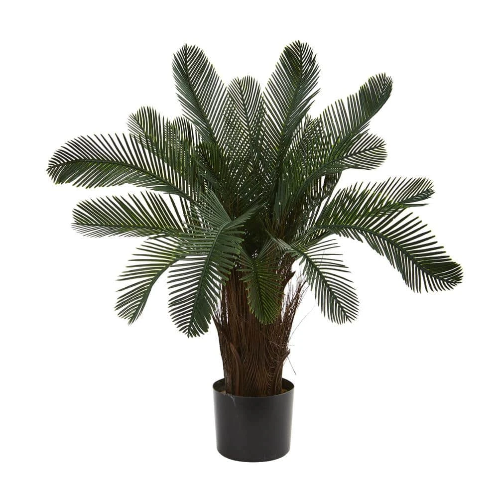 2 In. UV Resistant Indoor/Outdoor Cycas Artificial Tree 3 2 In. UV Resistant Indoor/Outdoor Cycas Artificial Tree