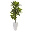 Indoor Dracaena Artificial Plant In White Tower Planter -Artificial nearly natural artificial tropical plants 6969 64 1000