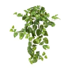40 In. Artificial Pothos Hanging Bush (Set Of 3)