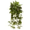 Indoor 36 Ft. Mixed Greens Hanging Artificial Plant (2-Set) 1 Indoor 36 Ft. Mixed Greens Hanging Artificial Plant (2-Set) -Artificial nearly natural artificial vines 6082 s2 64 1000