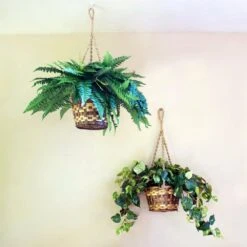 Artificial Pothos Hanging Basket Silk Plant -Artificial nearly natural artificial vines 6517 c3 1000