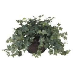 18 In. Artificial H Green Puff Ivy With Vase Silk Plant 7 18 In. Artificial H Green Puff Ivy With Vase Silk Plant -Artificial nearly natural artificial vines 6635 31 1000