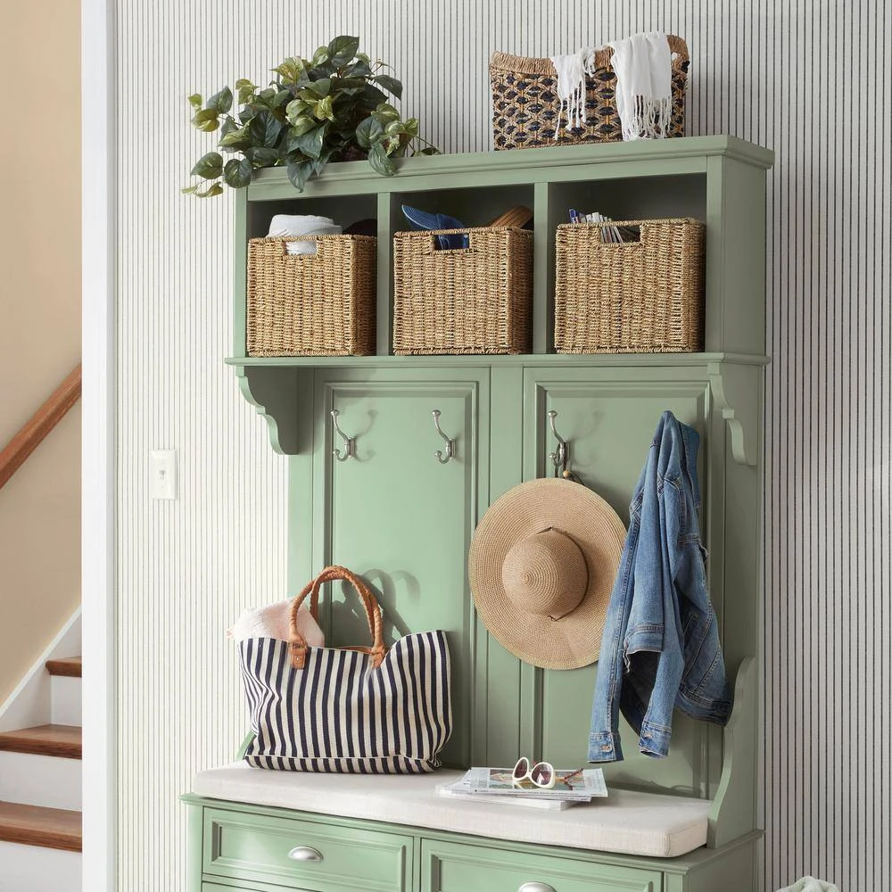 Indoor 15 In. H Artificial Green Pothos Ledge Plant (Set On Foam) Silk Plant 4 Indoor 15 In. H Artificial Green Pothos Ledge Plant (Set On Foam) Silk Plant - Image 2