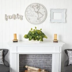 14 In. Artificial H Green Pothos With White Wash Planter Silk Plant 8 14 In. Artificial H Green Pothos With White Wash Planter Silk Plant -Artificial nearly natural artificial vines 6713 4f 1000