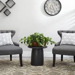 15 In. Artificial Pothos With Ledge Basket -Artificial nearly natural artificial vines 6818 31 1000