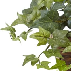 Artificial Puff Ivy With Ledge Basket 9 Artificial Puff Ivy With Ledge Basket -Artificial nearly natural artificial vines 6819 4f 1000