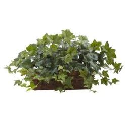 Artificial Puff Ivy With Ledge Basket