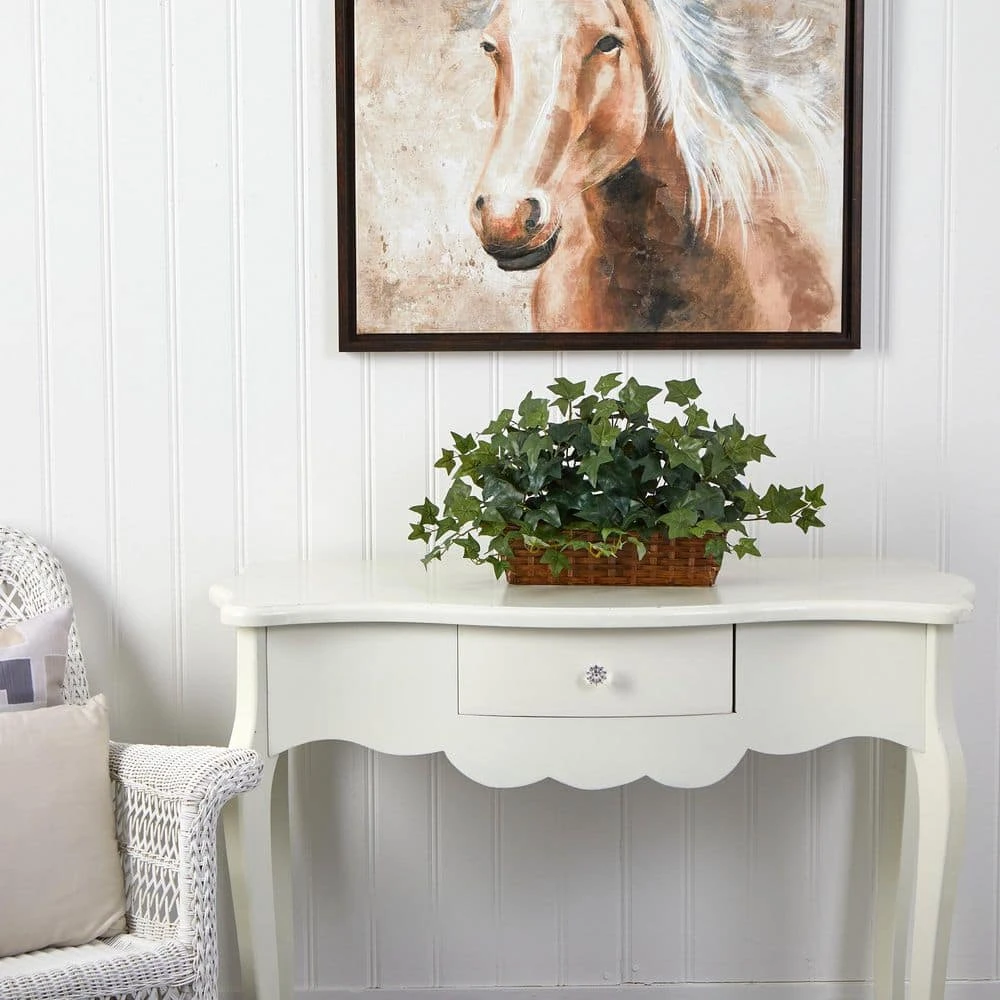 Artificial Puff Ivy With Ledge Basket 4 Artificial Puff Ivy With Ledge Basket - Image 2