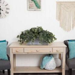 Indoor Puff Ivy Artificial Plant In Stone Planter 7 Indoor Puff Ivy Artificial Plant In Stone Planter -Artificial nearly natural artificial vines 8074 31 1000