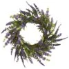 18 In. Artificial Lavender Wreath 2 18 In. Artificial Lavender Wreath -Artificial nearly natural decorative wreaths 4215 64 1000