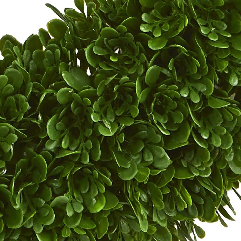 Indoor/Outdoor 19.5 In. Artificial Tea Leaf Wreath UV Resistant 6 Indoor/Outdoor 19.5 In. Artificial Tea Leaf Wreath UV Resistant - Image 4