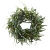 24 In. Indoor Eucalyptus And Mixed Greens Artificial Wreath 2 24 In. Indoor Eucalyptus And Mixed Greens Artificial Wreath -Artificial nearly natural decorative wreaths 4272 64 1000