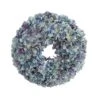 16 In. Blue Hydrangea Artificial Wreath -Artificial nearly natural decorative wreaths 4478 64 1000
