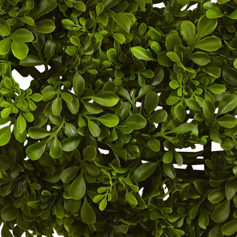 22 In. Artificial Boxwood Wreath 5 22 In. Artificial Boxwood Wreath - Image 3