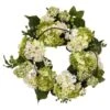 22.0 In. Artificial H Cream And Green Hydrangea Wreath 2 22.0 In. Artificial H Cream And Green Hydrangea Wreath -Artificial nearly natural decorative wreaths 4780 64 1000
