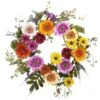 26 In. Artificial African Sunflower Wreath -Artificial nearly natural decorative wreaths 4936 64 1000