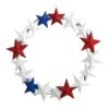 21 In. Artificial Americana Wreath With Stars Red White And Blue 2 21 In. Artificial Americana Wreath With Stars Red White And Blue -Artificial nearly natural decorative wreaths w1213 64 1000